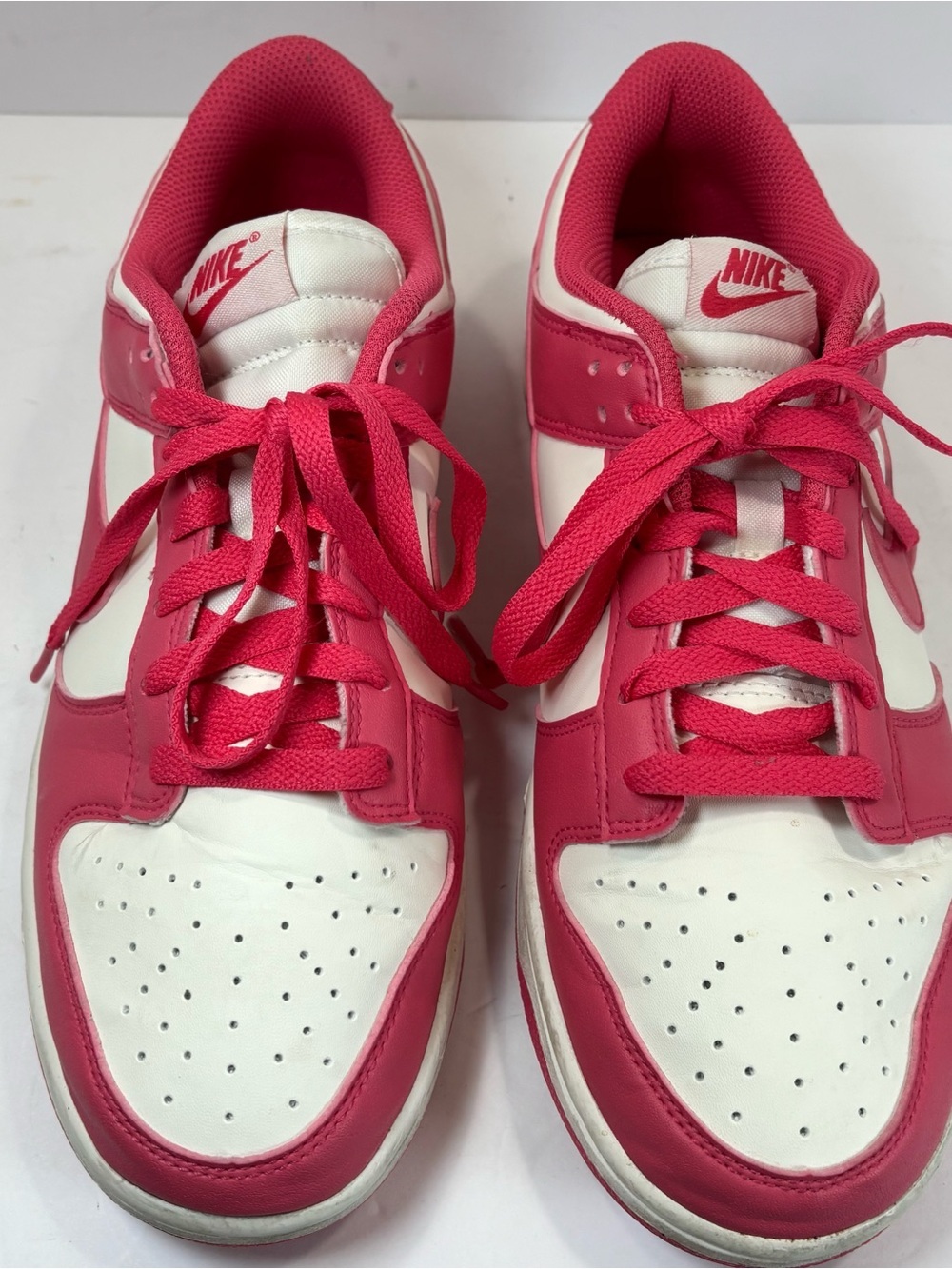 Nike Dunk Low Archeo Pink Womens 10.5 DD1873-600 Sneakers Shoes Spring Barbie - Picture 3 of 8